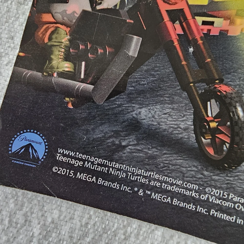 Mega Bloks Teenage Mutant Ninja Turtles Instruction Booklet 1 & 2 Battle Truck